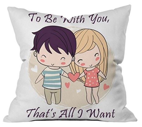 lovely cushion pillow for valentine gift